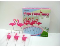 Pink Flamingo Candles
