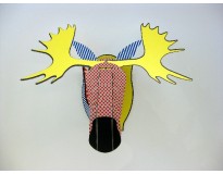 Pop Art Moose Head